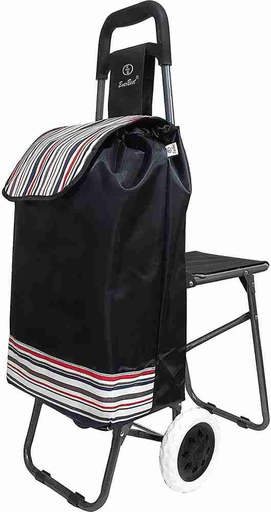 Maxam trolley bag with sales folding chair