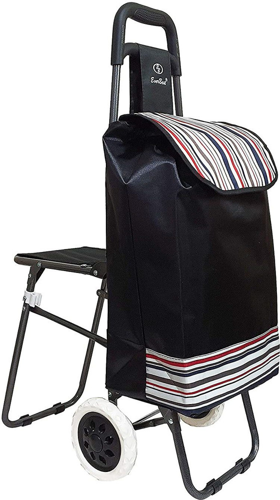 Maxam trolley bag top with folding chair