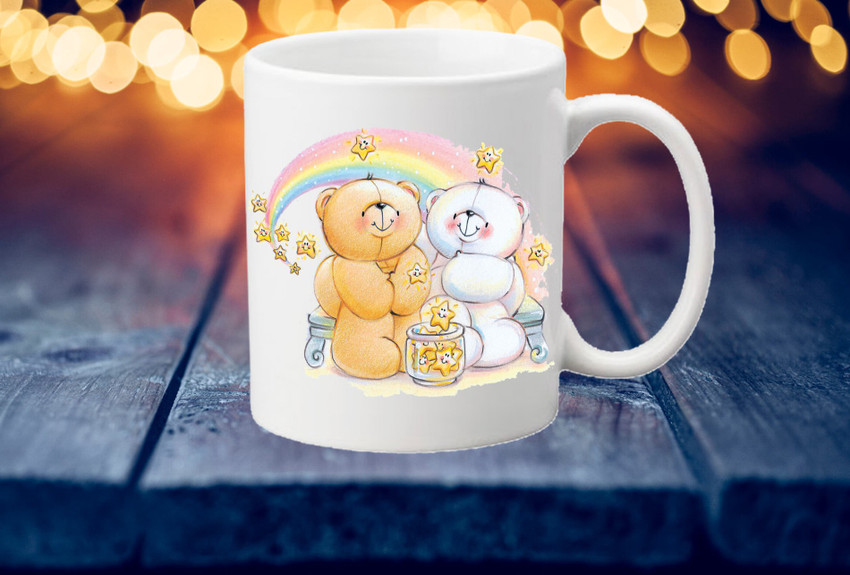 Printed best sale teddy bear