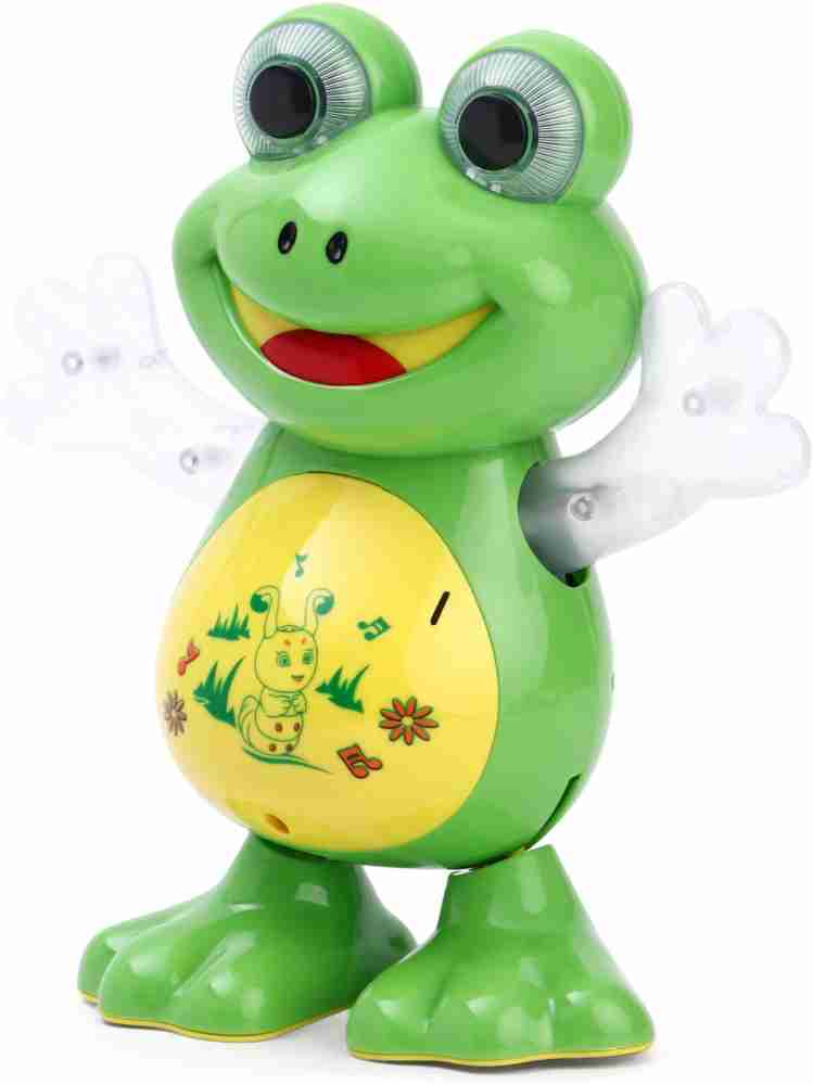Toyvala Musical Bump and Go Electric Dancing Frog With Music