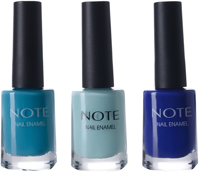 NOTE Nail Enamel Pack Of 3 (73+72+69) Blue - Price in India, Buy NOTE Nail  Enamel Pack Of 3 (73+72+69) Blue Online In India, Reviews, Ratings &  Features