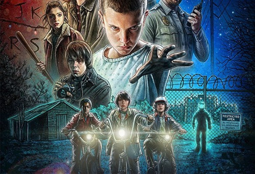 Stranger Things Poster for Room & Office (13 Inch X 19 Inch, Rolled) Paper  Print