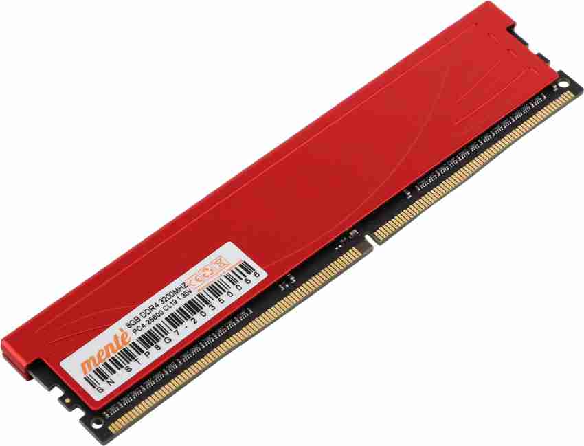 Mente Heat Sink DDR4 8GB 3200MHZ Desktop Gaming RAM with 3 Year