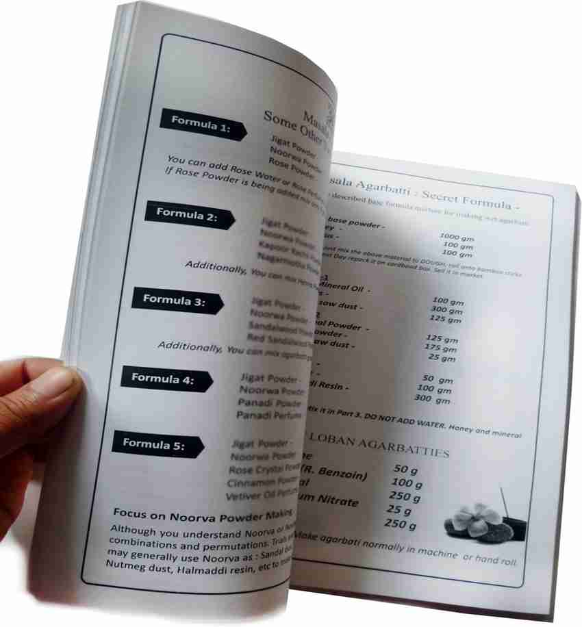 Agarbatti perfume formula book in hindi clearance
