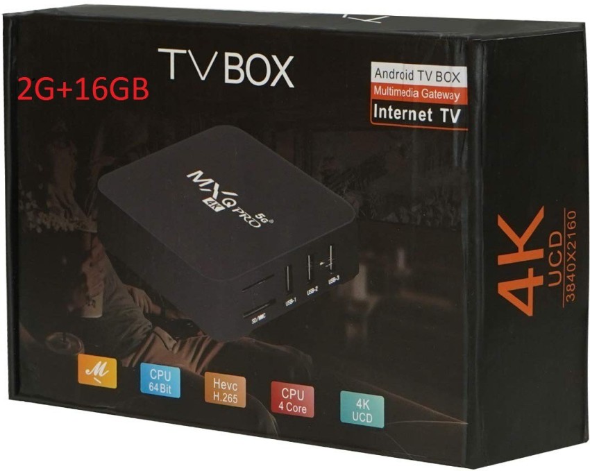 Smart TV Box Boîtier MXQ-PRO 4K HD Android 10.0 WIFI 3D 5G