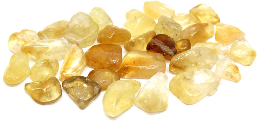 Yellow healing crystals top