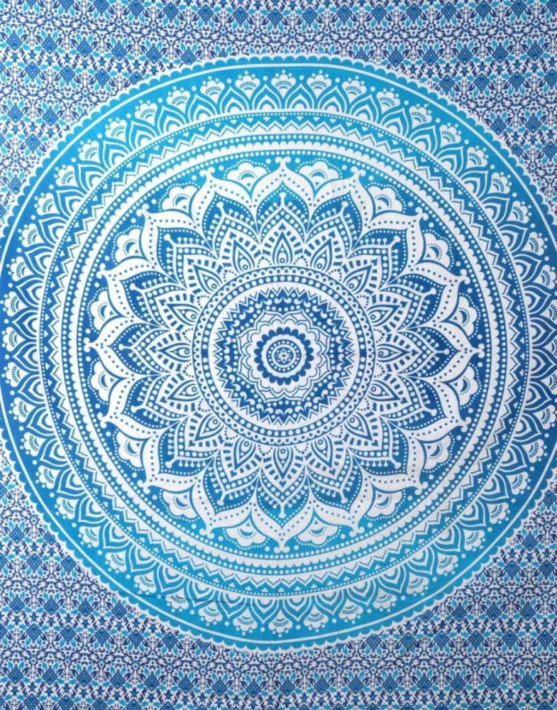 Tapestry Mandala Ombre Tapestry Wall Hanging Bedsheet Cotton
