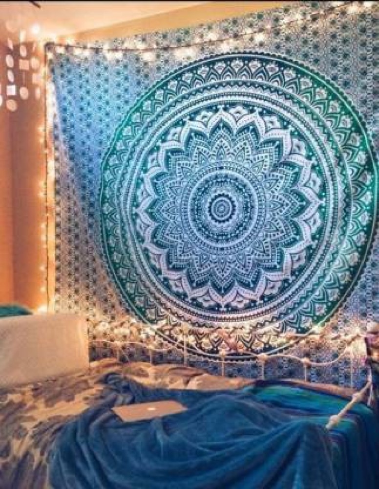 TOUCH 'N' GLOW Ombre Tapestry Wall Hanging Bedsheet Cotton Bedsheet Tapestry  Price in India - Buy TOUCH 'N' GLOW Ombre Tapestry Wall Hanging Bedsheet  Cotton Bedsheet Tapestry online at