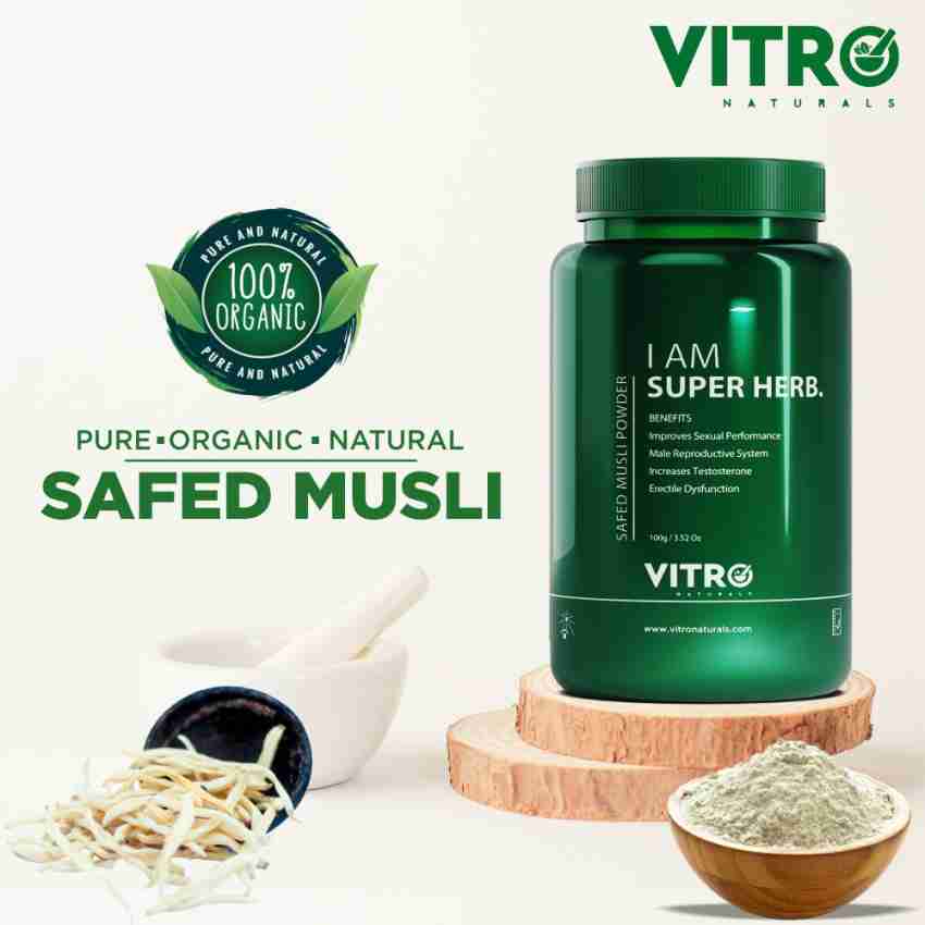 Vitro Naturals Safed Musli Powder For male reproductive health