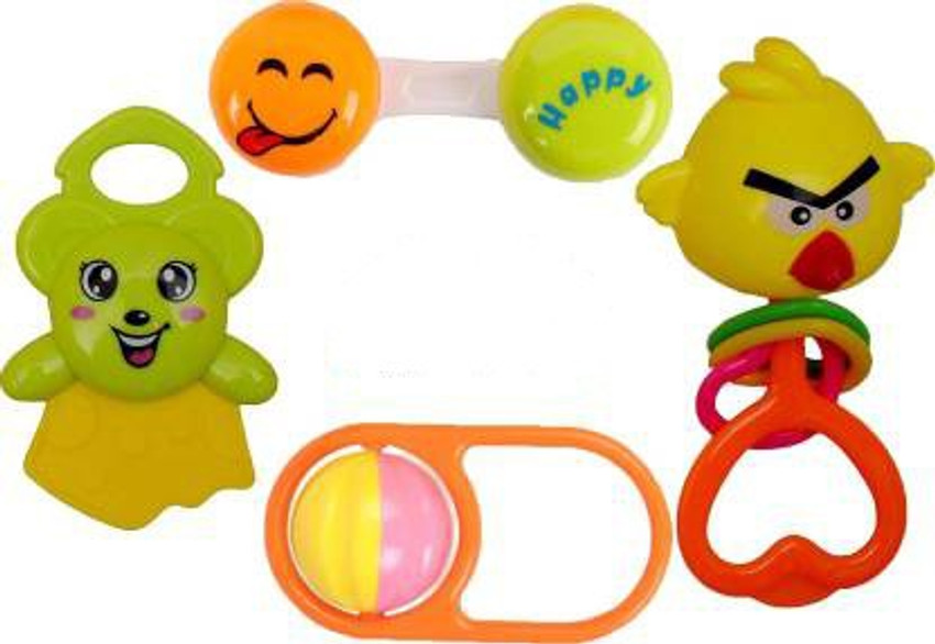PRESENTSALE Set of 8 Pcs with Various Exciting Toys for New Borns