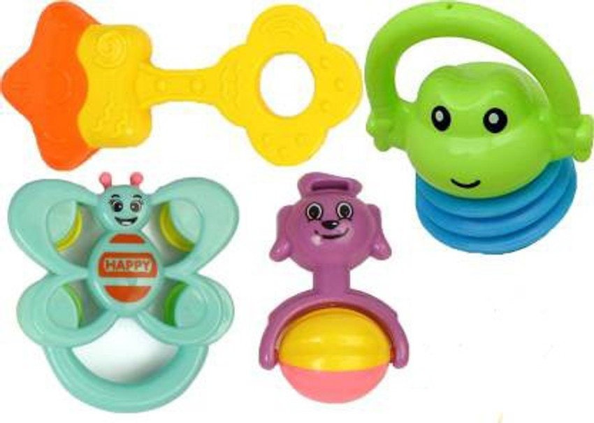 PRESENTSALE Set of 8 Pcs with Various Exciting Toys for New Borns