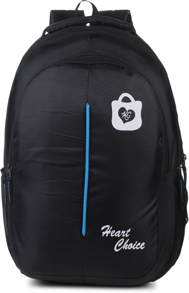 heart choice Stylish Office and Laptop Bags School Bag 20 L Laptop Backpack  Black - Price in India