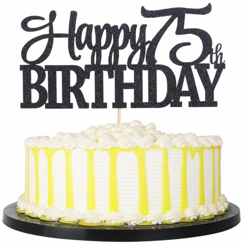 LEMON DRIZZLE 75th BIRTHDAY CAKE – DAM Fine Treats