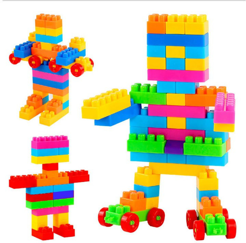 BOZICA Top Selling 100 Pcs Ultra smooth Lego Blocks With shapes
