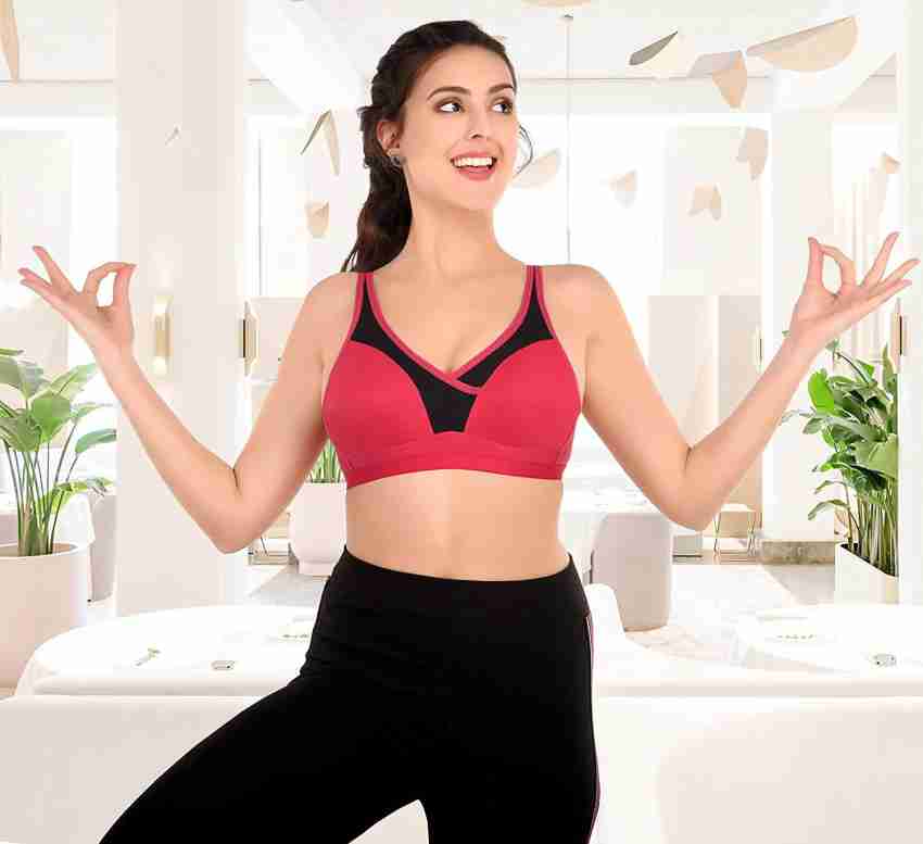 AMOZE LYCRA SPORT FOR GYM ,YOGA & EXCERCISE MULTICORED BRA 6 PIC IN A PCK  Women Sports Non Padded Bra - Buy AMOZE LYCRA SPORT FOR GYM ,YOGA &  EXCERCISE MULTICORED BRA