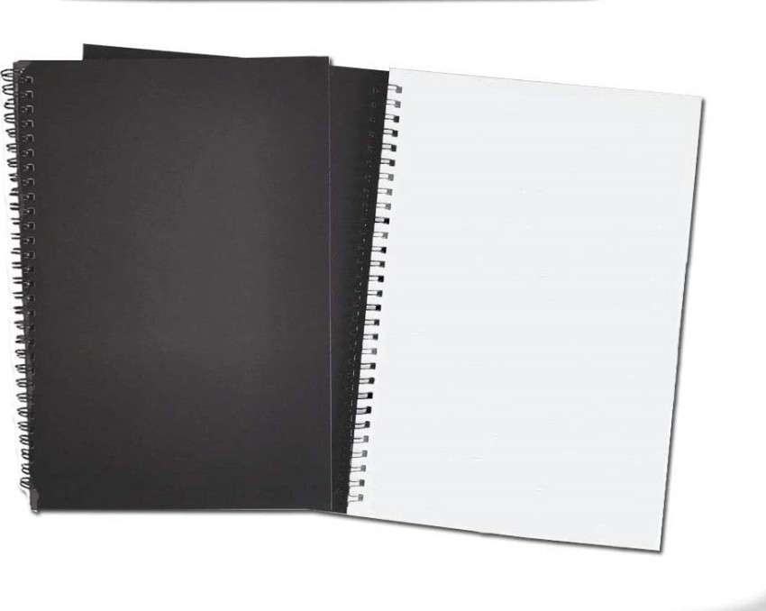 INNAXA A5 Spiral Sketchbook, Soft Cover Blank Notepad, Sketch