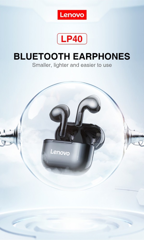 Lenovo LP40 BLACK Bluetooth Headset Price in India Buy Lenovo