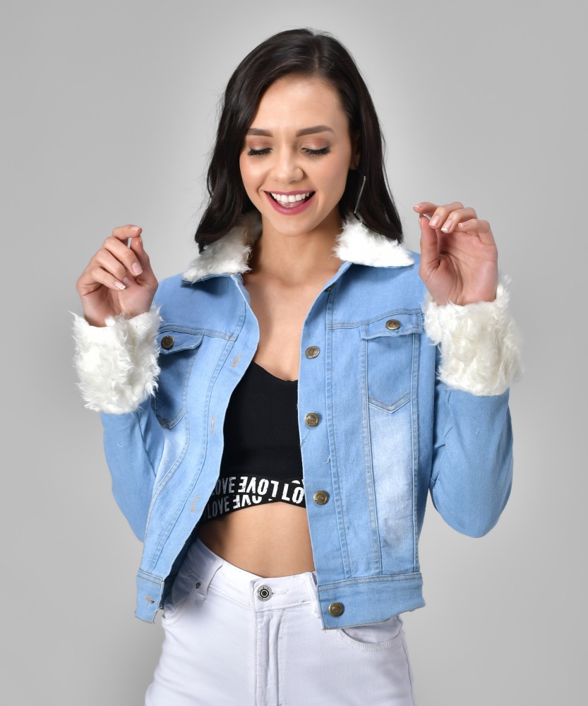 FUNDAY FASHION 3 4th Sleeve Solid Women Denim Jacket Buy FUNDAY FASHION 3 4th Sleeve Solid Women Denim Jacket Online at Best Prices in India Flipkart