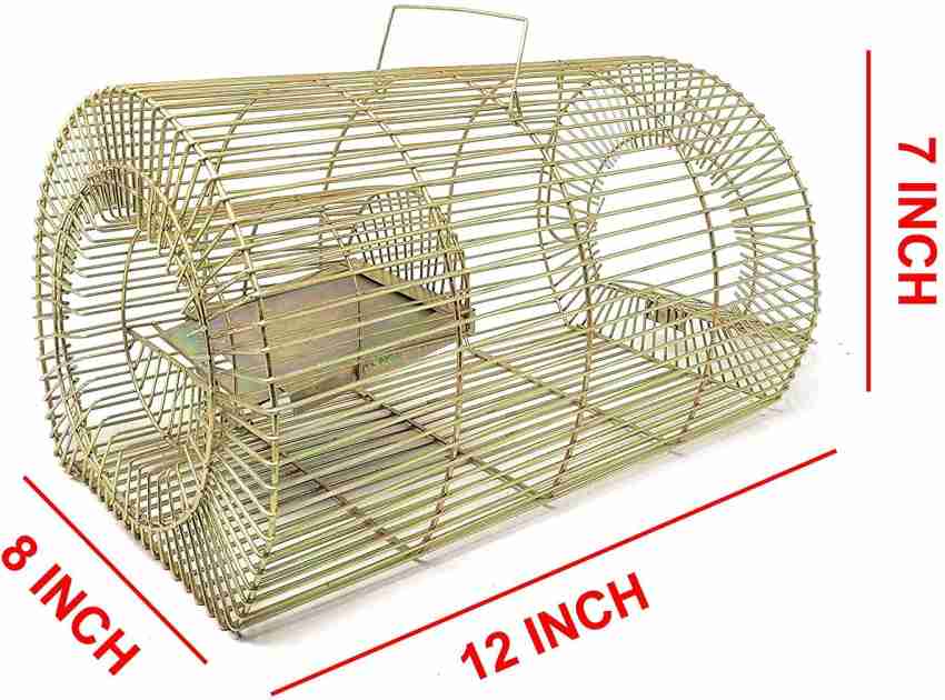 MITHO Wire Big Size Iron Rat/ Mouse Trap/Cage One Way Entrance, Silver  Colour010 Live Trap Price in India - Buy MITHO Wire Big Size Iron Rat/ Mouse  Trap/Cage One Way Entrance, Silver