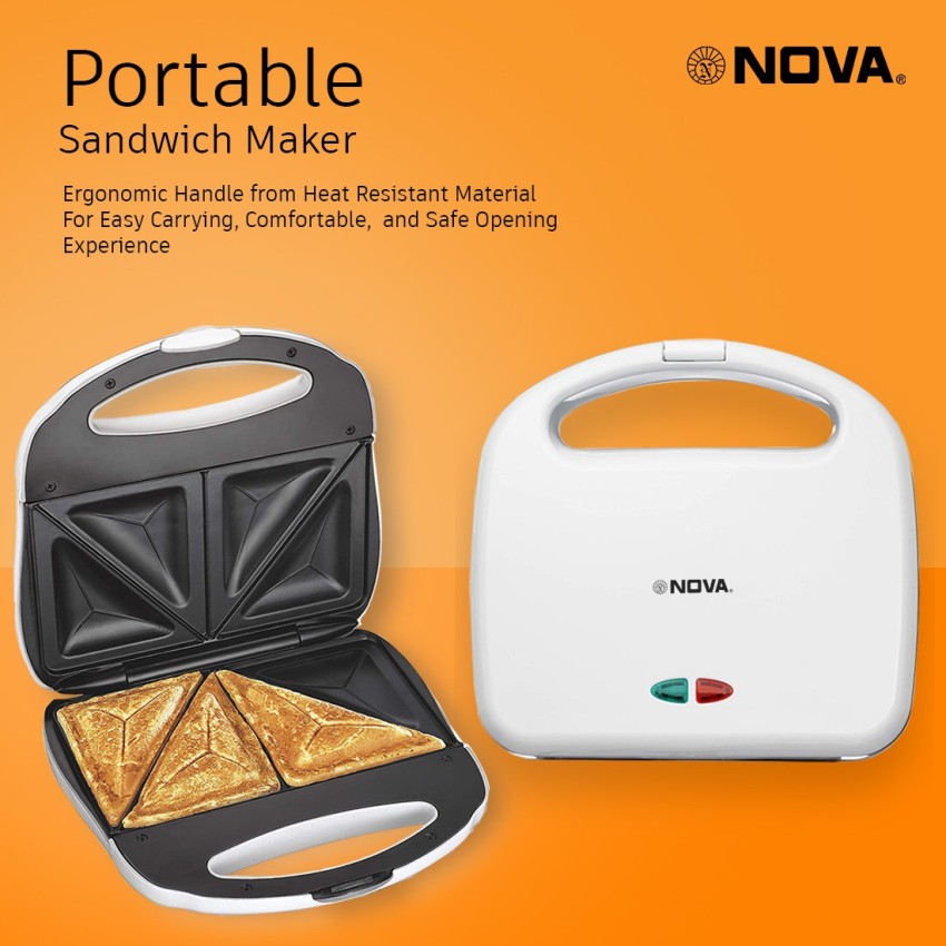 NOVA 2 Slice Panni Grill Sandwich Maker Grill, Toast Price in India - Buy  NOVA 2 Slice Panni Grill Sandwich Maker Grill, Toast Online at