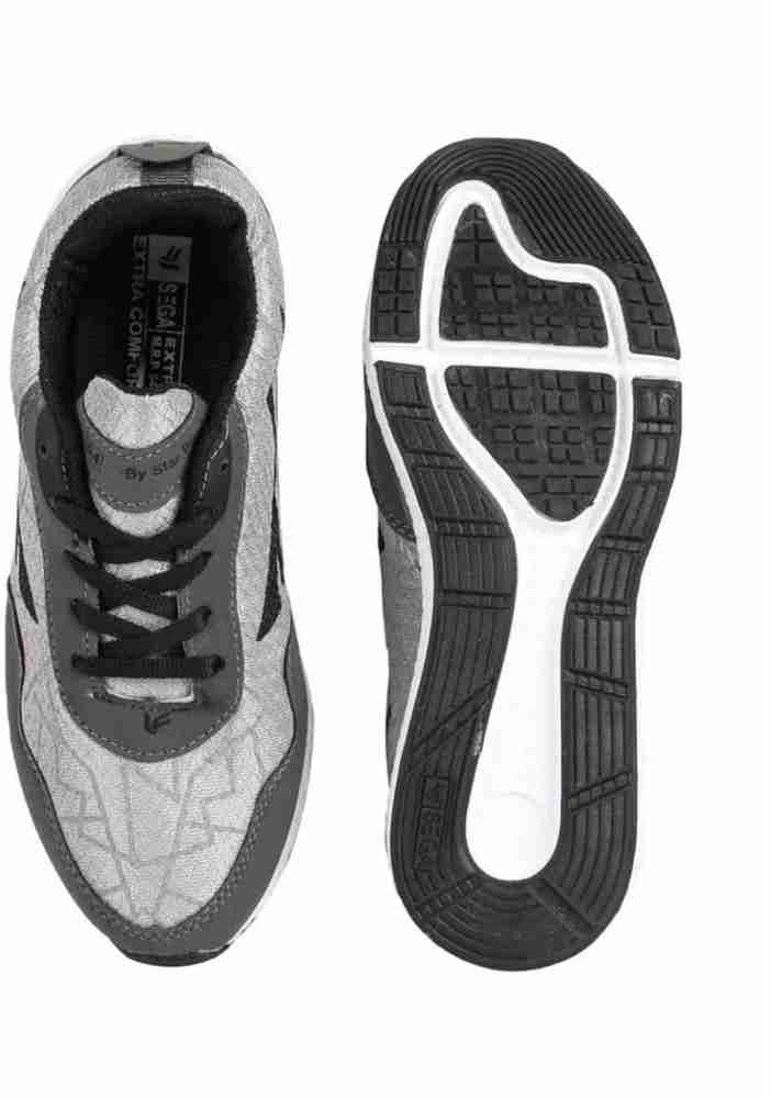 SEGA Sega Edge Shoes for Men s Sega E Sega Shoes GreyWhite No.7