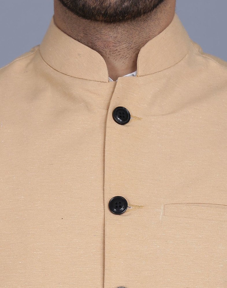 Buy SURYA KHADI Solid Men Waistcoat Online at Best Prices in