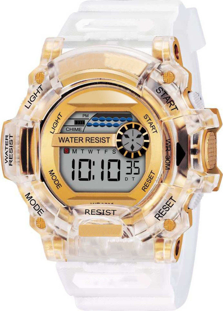 Transparent 2024 digital watch