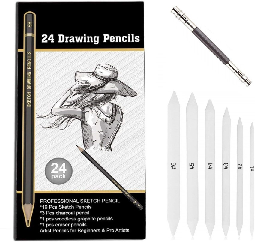 Wynhard 145 Pcs Artist sketch pencil set Drawing