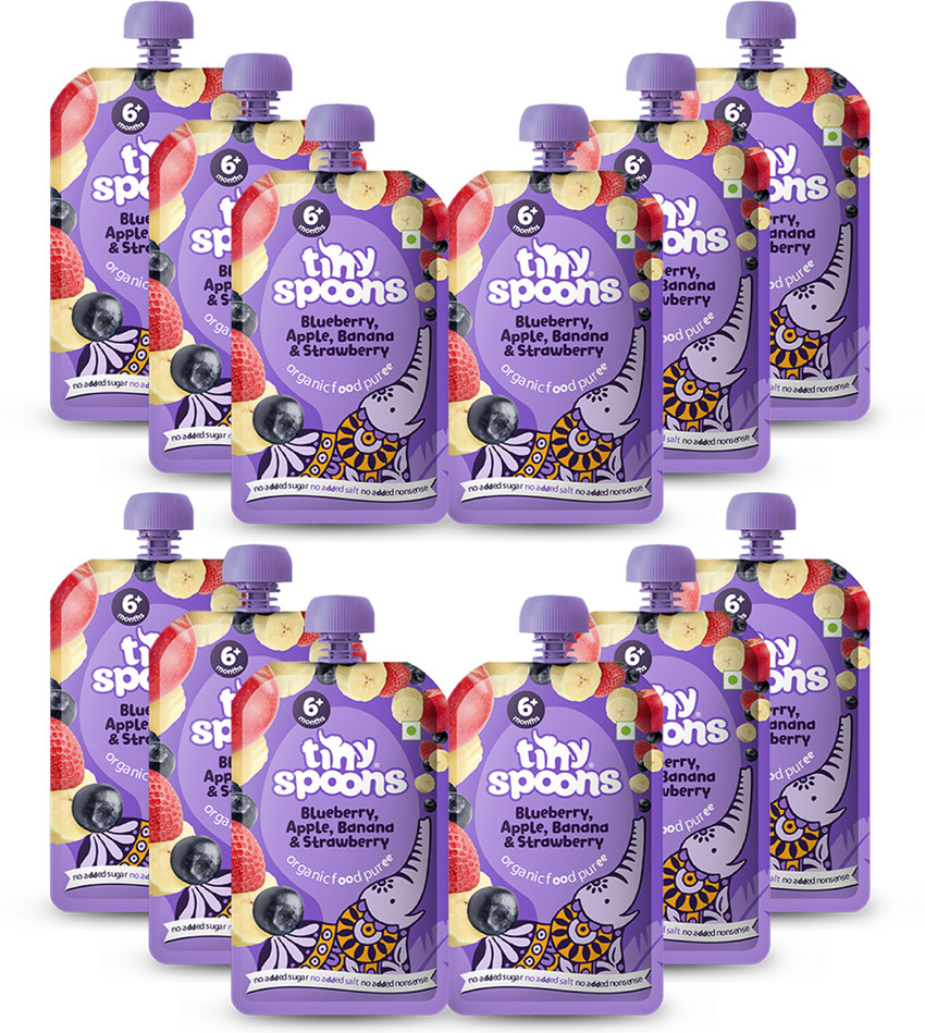 Tiny Spoons 100 Organic Baby Food Puree Made in Europe for age