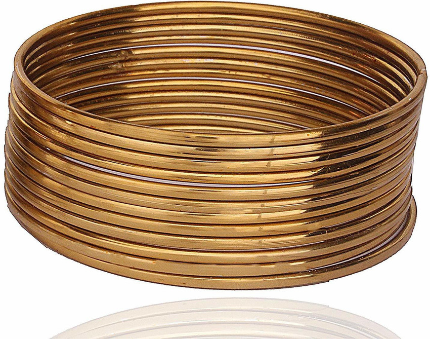 JSD Metal Gold plated Bangle Set Price in India Buy JSD Metal