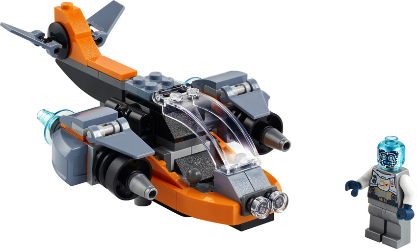 LEGO Creator 3 in 1 Cyber Drone 113 Blocks Creator 3 in 1