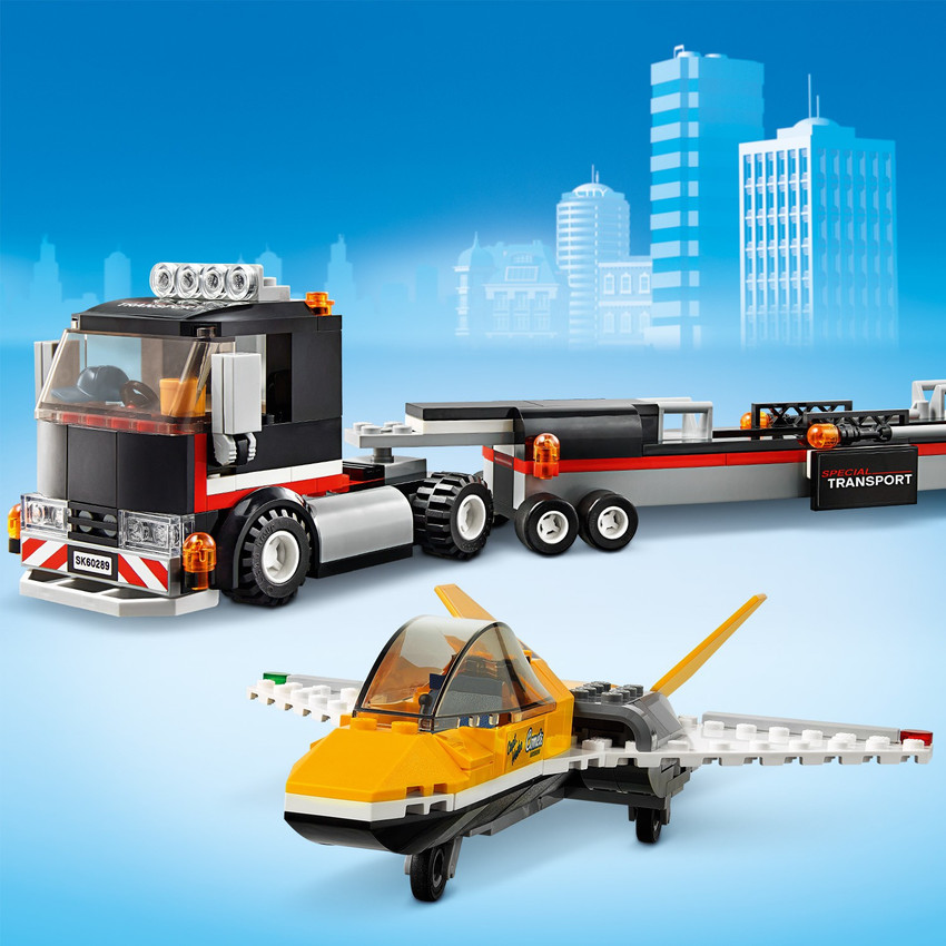 Lego city airshow jet store transporter