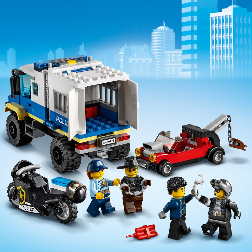 Lego city best sale police prisoner transporter