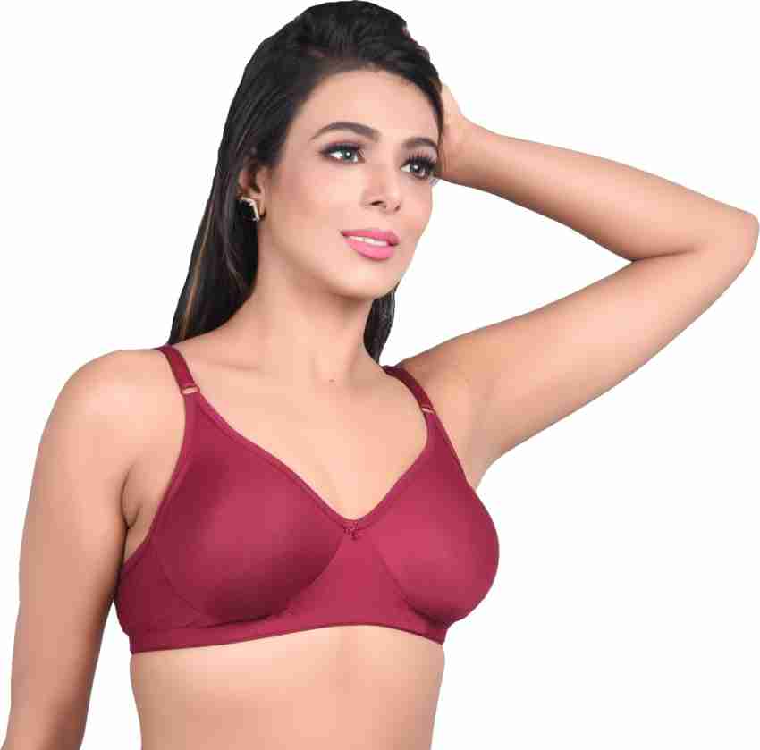 Buy online Red Solid Sports Bra from lingerie for Women by Alishan for ₹192  at 65% off