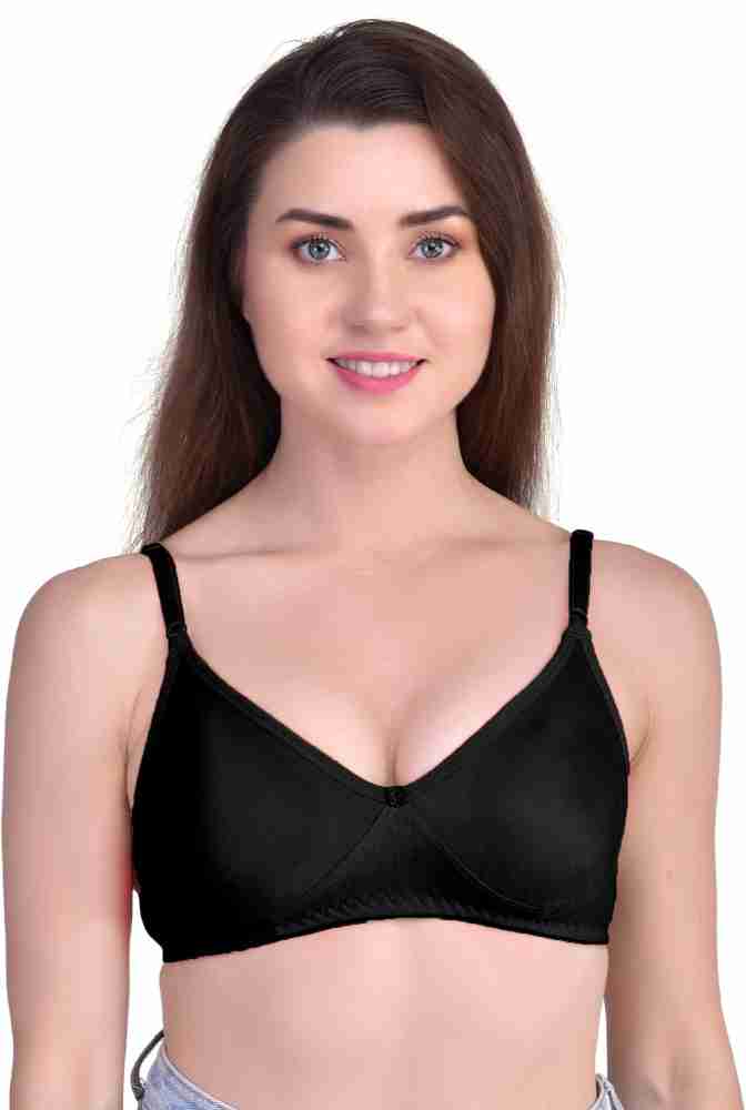 Buy online Solid Cotton Regular Bra & Panty Set from lingerie for Women by  Elina for ₹419 at 58% off