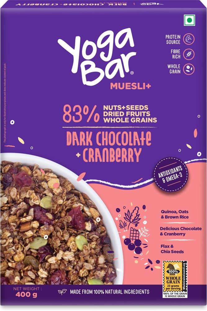 Buy Yoga Bar Oats - Dark Chocolate, Healthy, High In Fibre