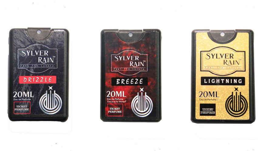 SylverRain 1 BREEZE 1 DRIZZLE 1 LIGHTNING Pocket Perfume