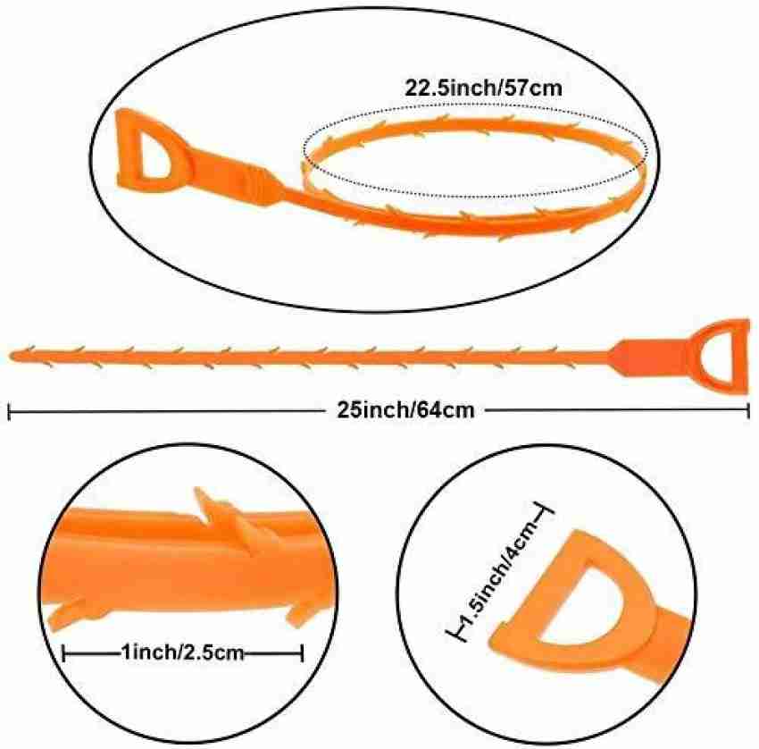 Zollyss 3Pack Drain Hair Clog Remover Tool Sink Drain Clog Remover 25 Inch  Drain Cleaner Kitchen Plunger Price in India - Buy Zollyss 3Pack Drain Hair  Clog Remover Tool Sink Drain Clog