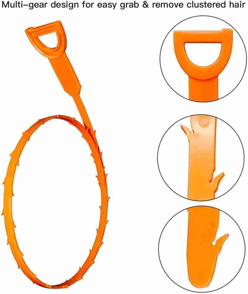 Zollyss 3Pack Drain Hair Clog Remover Tool Sink Drain Clog Remover 25 Inch  Drain Cleaner Kitchen Plunger Price in India - Buy Zollyss 3Pack Drain Hair  Clog Remover Tool Sink Drain Clog