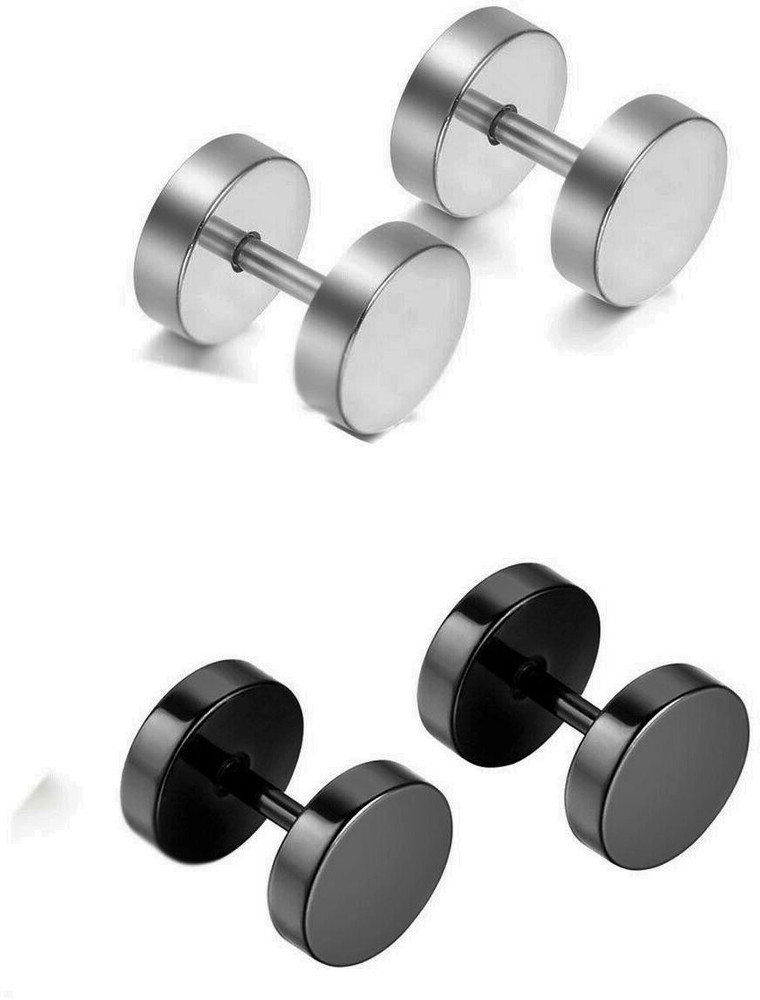 Top 79+ mens dumbbell earrings esthdonghoadian
