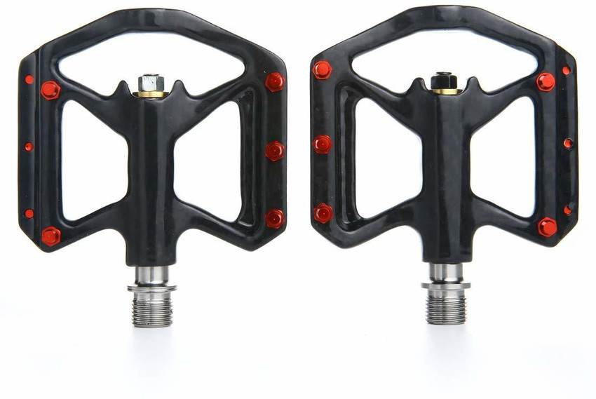AmaZeus 1 Pair B251C Road Bike Carbon Fiber Titanium Axle Pedals