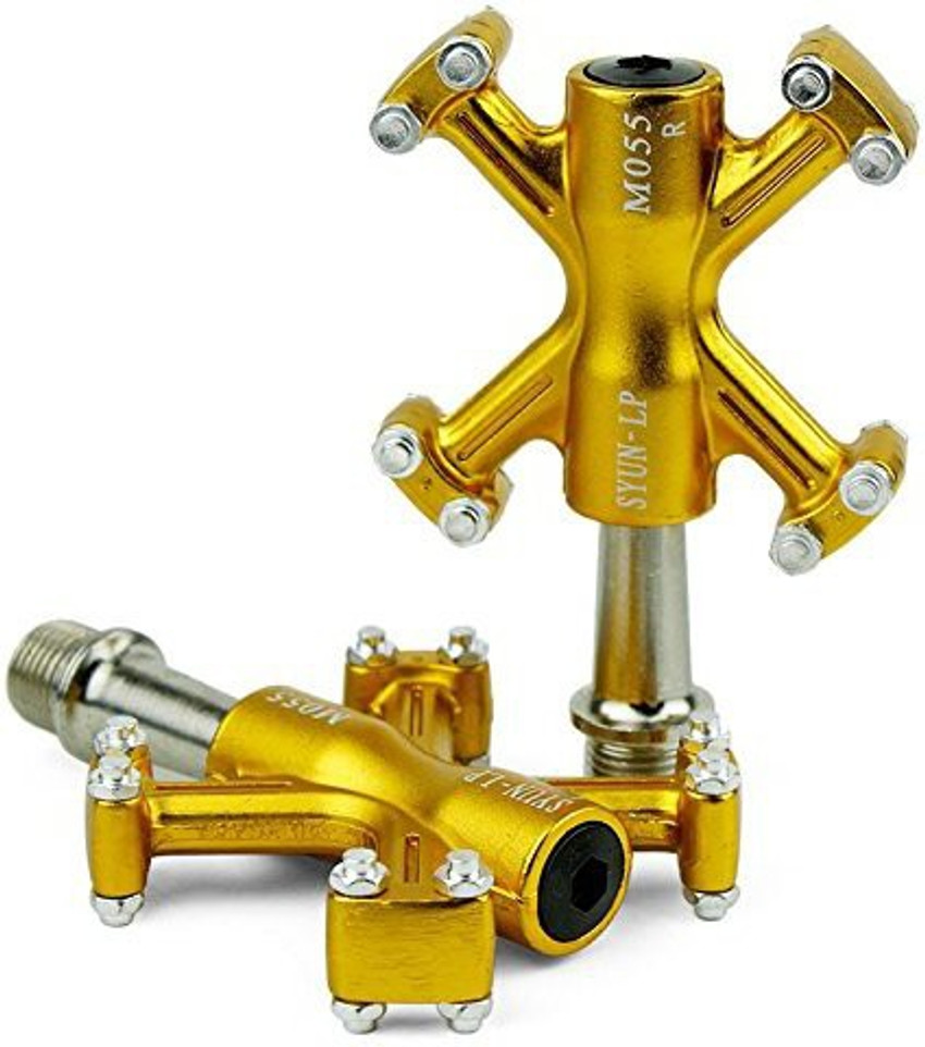 Gold on sale pedals mtb