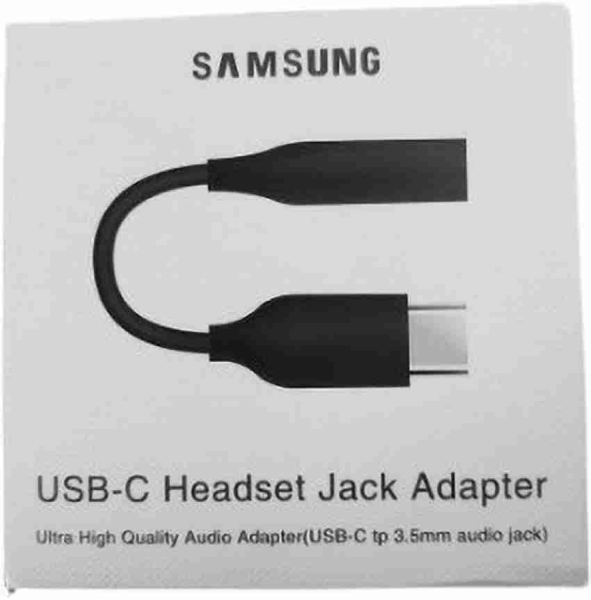 Samsung USB-C Headset Jack Adapter - Official Headphones Adaptor/Type C/USB-C