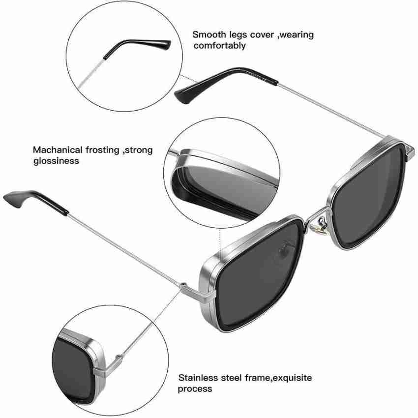 Designer Black And Gold Sunglasses For Men And Women Classic Square Full  Frame Vintage 1165 1.1 Shiny Gold Metal UV Protection Perfect For Outdoor  Activities From Luxurysunglasses, $47.13