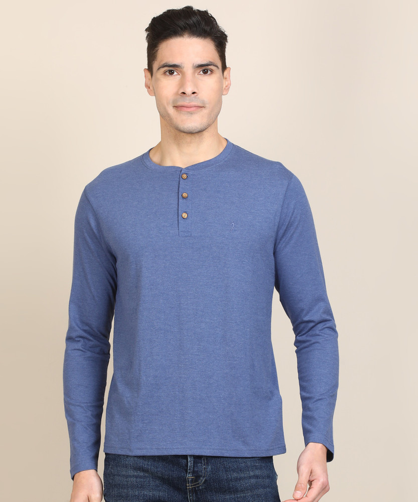 INDIAN TERRAIN Solid Men Henley Neck Blue T Shirt Buy INDIAN TERRAIN Solid Men Henley Neck Blue T Shirt Online at Best Prices in India Flipkart