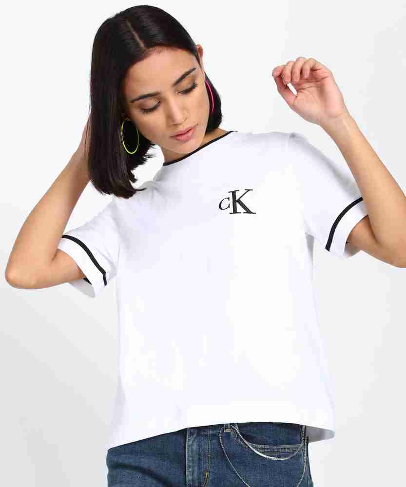 calvin klein ringer t shirt