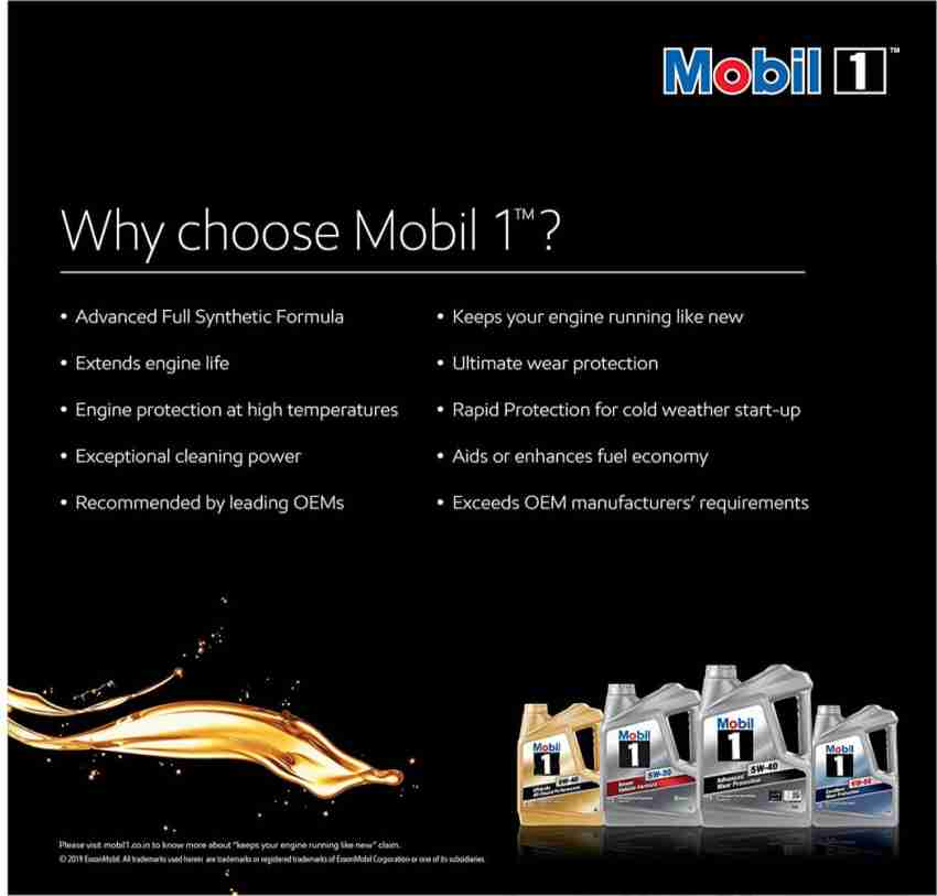 MOBIL 1 5W-30 100% SYNTHETIC, 20 Liter Eco Box LOWEST PRICE MOBIL 1