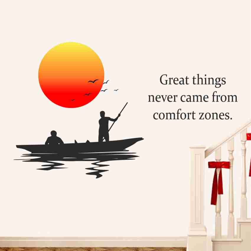 StickMe Fisherman - Boat - Sun set - Sunrice - Great Thing