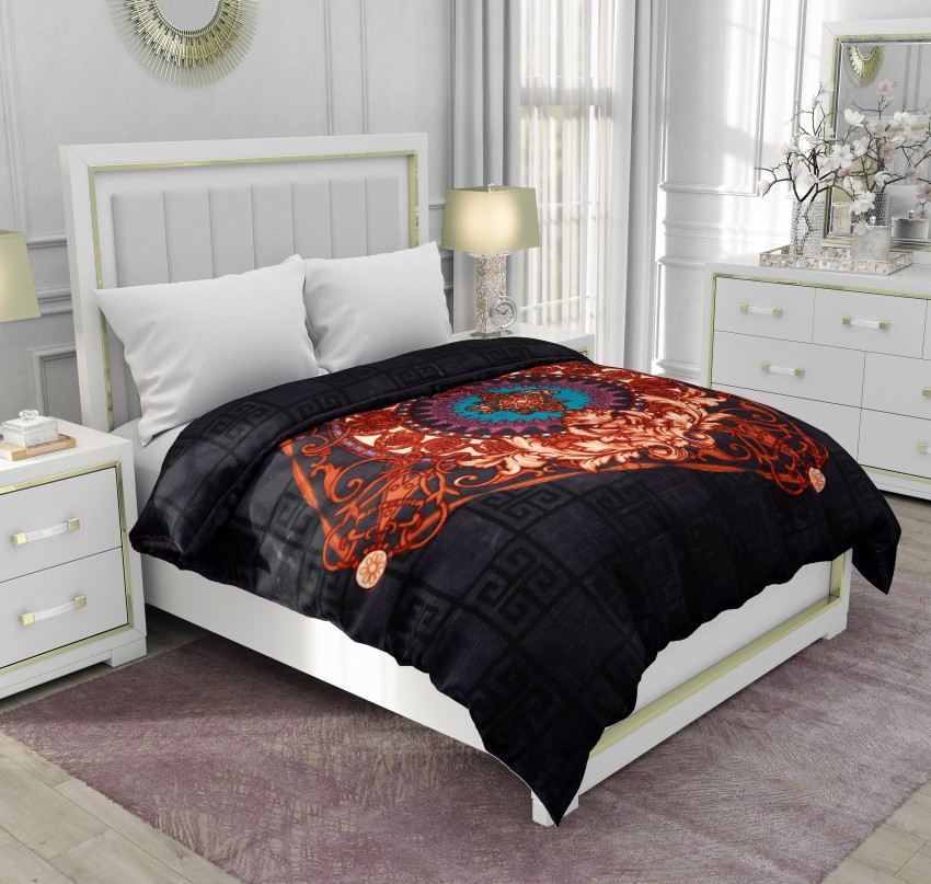 Gullivar Floral Double Mink Blanket for Mild Winter Buy Gullivar