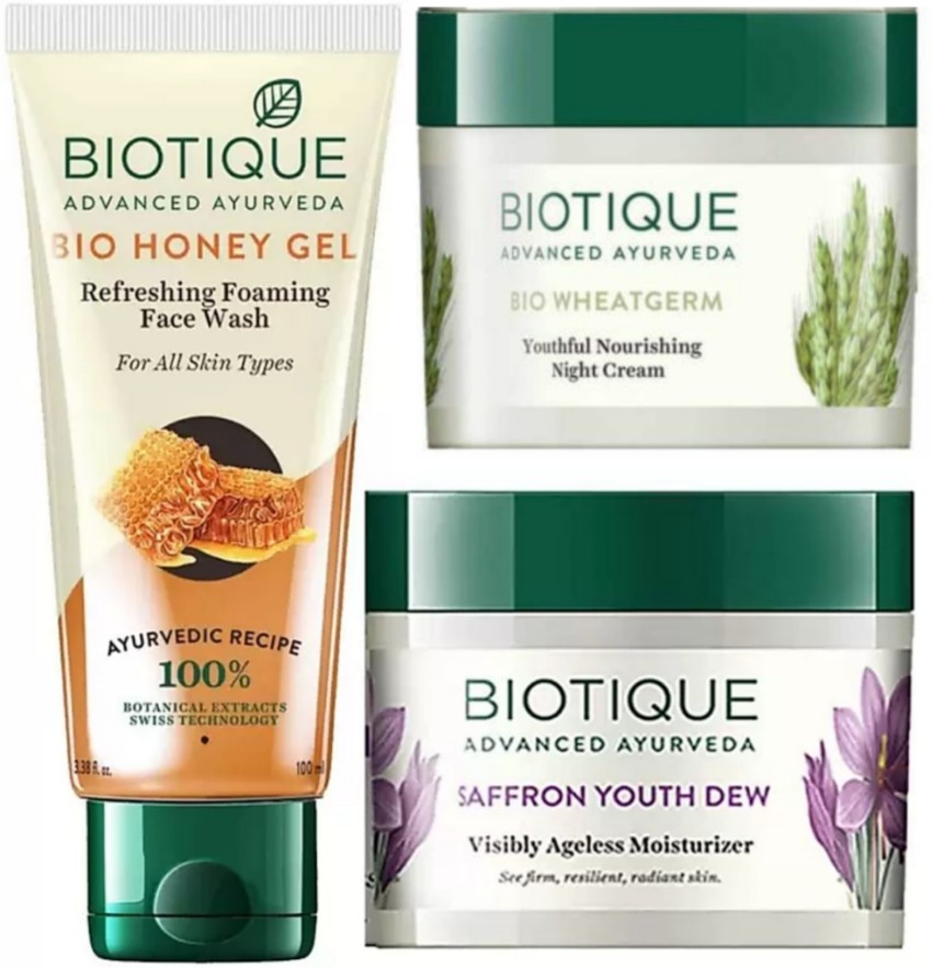 BIOTIQUE Bio Winter Daily skin Combo face wash night day